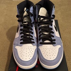 Nike Air Jordan 1 Retro High OG University Blue/Black/White Mens Size 12